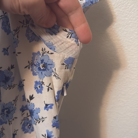 eShakti women's 100% cotton flower dress size 10 smocked back waist pockets - Picture 11 of 11